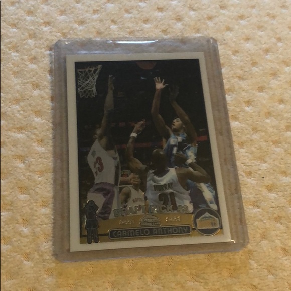 2003 Topps Chrome Carmelo Anthony RC card - Picture 1 of 4